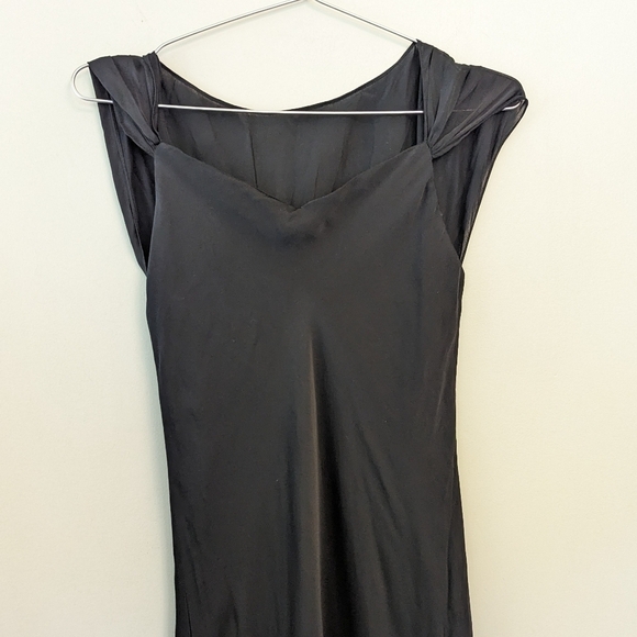 Vintage Ralph Lauren Charmeuse Silk Bias Cut Slip Dress - Picture 8 of 13